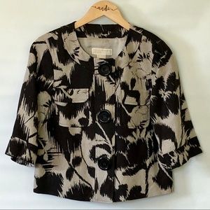Michael Kors Floral Linen Jacket